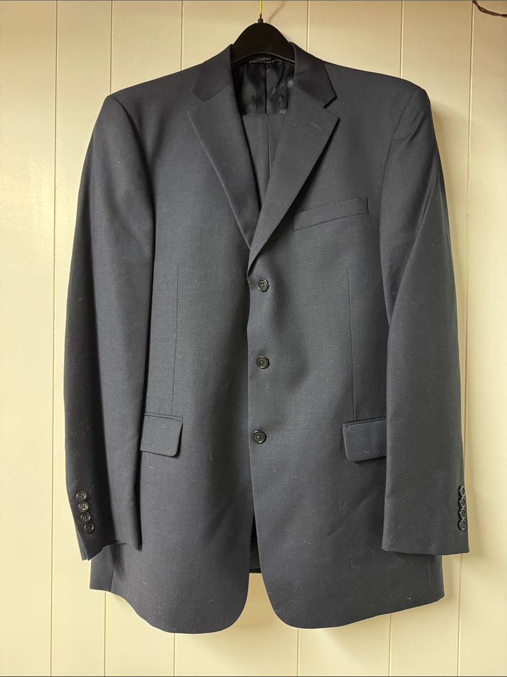 Classic Men's Dark Navy Suit